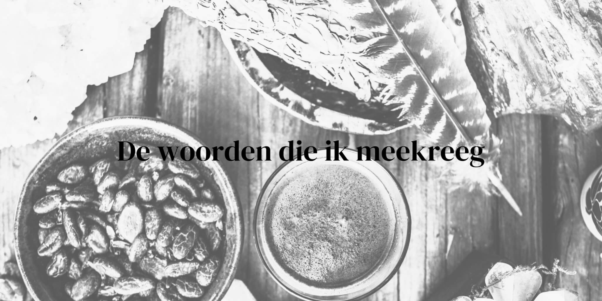 De woorden die ik meekreeg - iammozi blog