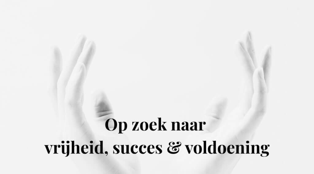 Op zoek naar vrijheid, succes en voldoening - iammozi